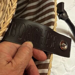 Borghese straw bag